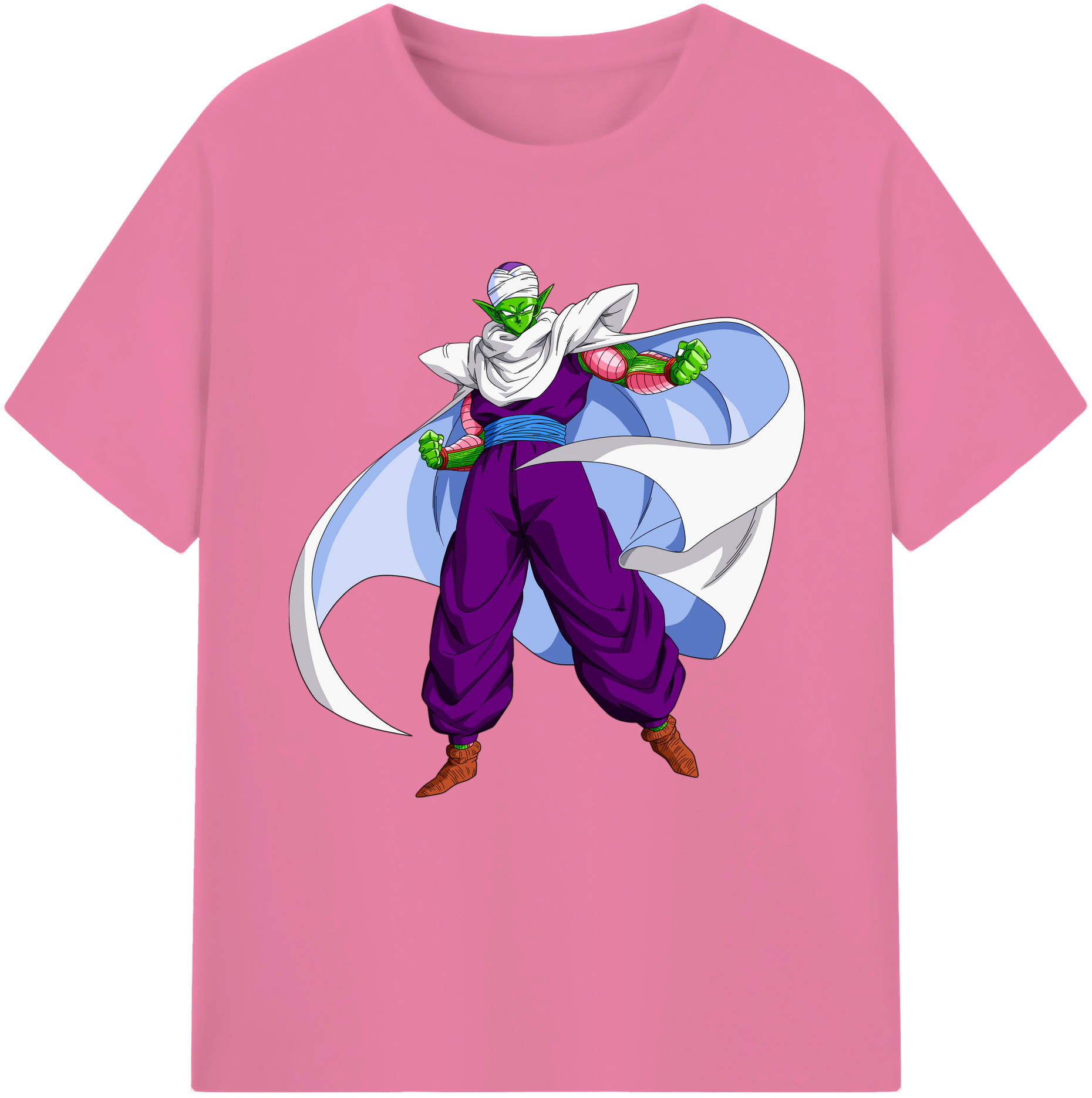 （画像用） ドラゴンボール ピッコロ DRAGON BALL Piccolo 綿100％半袖Tシャツ（フロントプリント）